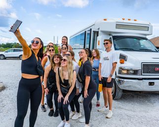 Off Peak Season: BYOB Premier Party Bus Experience in Tampa Bay with LED Lights, Stocked Cooler, 4K TVs, & Sound System image 5