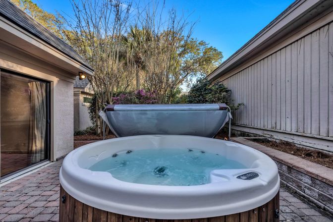 Marsh Oasis: Stunning 4BR Sea Pines Stay with Hot Tub image 69