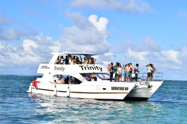 Join the Catamaran Party: Snorkeling, Open Bar, Music & Pickup Included image 4