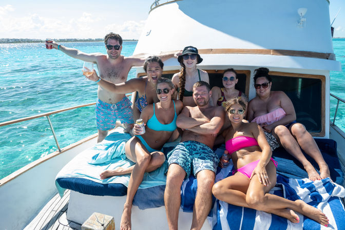 Private Boat Party: Cruise to the Pristine Bay of Isla Mujeres image 6