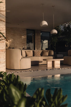 Studio 54: Glam Beachfront Villa with 2 Pools, Cinema, Gym + Private Chef image 43