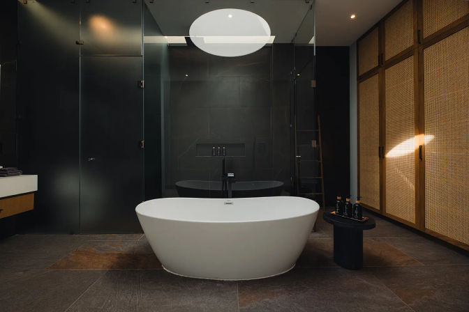 Studio 54: Glam Beachfront Villa with 2 Pools, Cinema, Gym + Private Chef image 72
