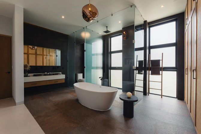 Studio 54: Glam Beachfront Villa with 2 Pools, Cinema, Gym + Private Chef image 69