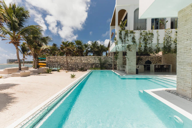 Studio 54: Glam Beachfront Villa with 2 Pools, Cinema, Gym + Private Chef image 15