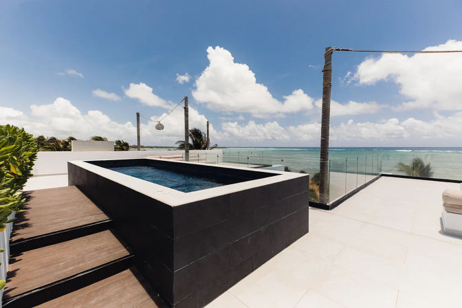 Studio 54: Glam Beachfront Villa with 2 Pools, Cinema, Gym + Private Chef image 42