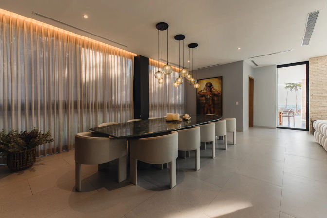Studio 54: Glam Beachfront Villa with 2 Pools, Cinema, Gym + Private Chef image 29