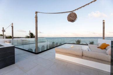 Studio 54: Glam Beachfront Villa with 2 Pools, Cinema, Gym + Private Chef image 22