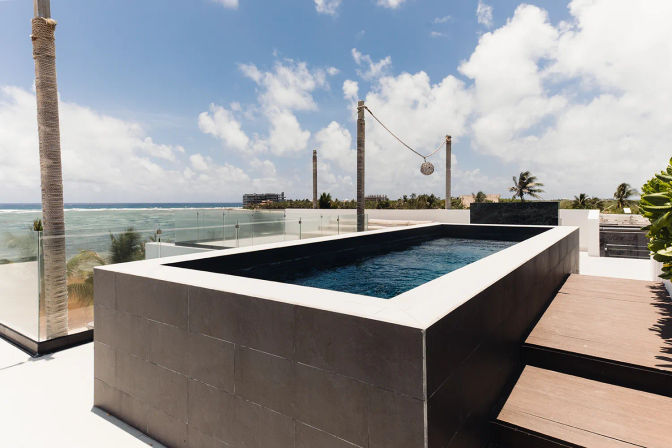 Studio 54: Glam Beachfront Villa with 2 Pools, Cinema, Gym + Private Chef image 41