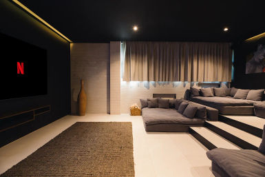 Studio 54: Glam Beachfront Villa with 2 Pools, Cinema, Gym + Private Chef image 62