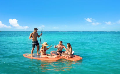 Punta Cana Catamaran Cruise: Snorkeling, Water Slide, Paddle Boards, Open Bar + Snacks image 4