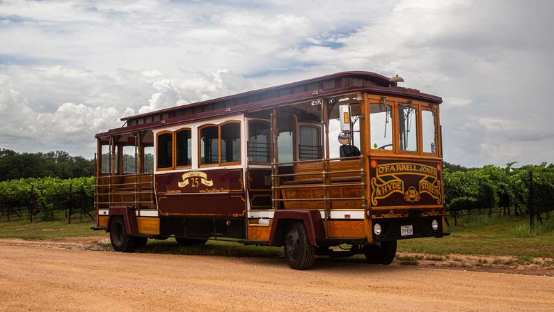 Authentic Cable Car Wine Tour in Fredericksburg, TX image 1