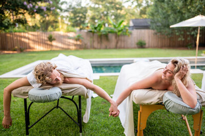 Floating Sound Bath Experience: Relax in a Pool with Soothing Sound Bowl Serenity image 2