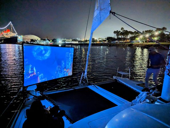 Party on Catamaran: Private Sailboat Charter from Long Beach for Harbor Cruises, Day Trips & Overnight Visits image 6