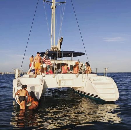 Party on Catamaran: Private Sailboat Charter from Long Beach for Harbor Cruises, Day Trips & Overnight Visits image 11