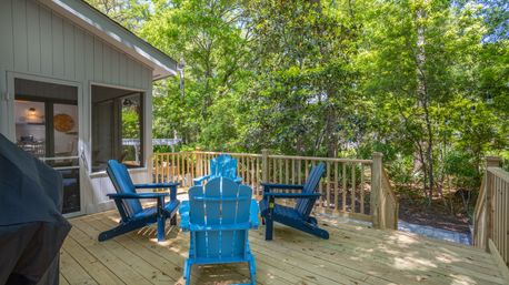 Sal and Babs Sea Pines Sanctuary: Beach Retreat with Ocean Views, Golf & Biking Trails image 2