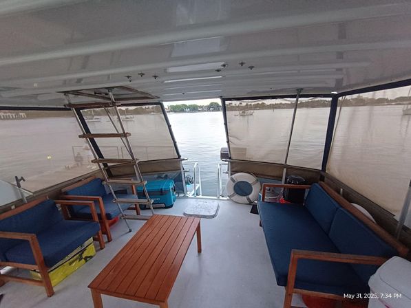 Peanut Island Yacht Day on a Vintage Hatteras (Captain & Crew Included) image 10