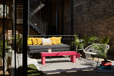 Aloha Bangtel Penthouse with Neon Palm Tree and Pink Shark in Wicker Park image 44