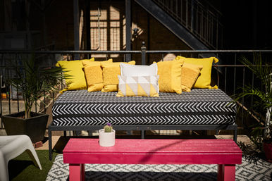 Aloha Bangtel Penthouse with Neon Palm Tree and Pink Shark in Wicker Park image 42