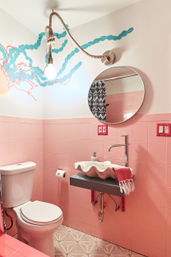 Aloha Bangtel Penthouse with Neon Palm Tree and Pink Shark in Wicker Park image 27