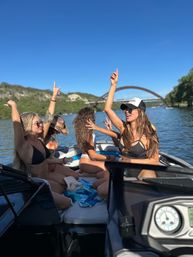 Bach Wakesurf Boat. BYOB. On Lake Austin. Captained. Up to 12 Guests. (Waksurf Wakeboard Waterski and Tubing) image 10