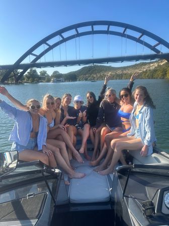 Bach Wakesurf Boat. BYOB. On Lake Austin. Captained. Up to 12 Guests. (Waksurf Wakeboard Waterski and Tubing) image 12