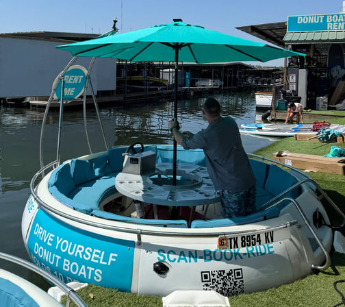 Bachelorette Donut Boat Experience: Self-Drive for Up to 10 People image 4