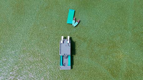  Private Crab Island Pontoon with Double Slide & Restroom (Up to 12) image 2