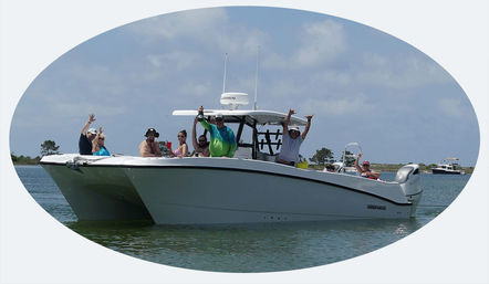 34' Center Console Power Catamaran - Your day, your way! image 1