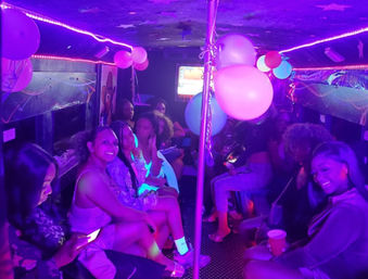Private Party Bus with Disco Lights & Sound System On Board image 8