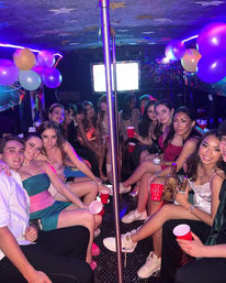 BYOB Party Bus with Disco Lights & Sound System On Board image 1