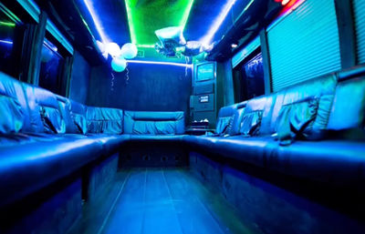 BYOB Party Bus with Disco Lights & Sound System On Board image 6