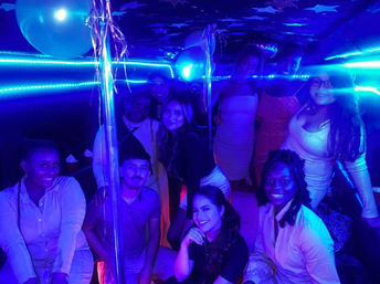 BYOB Party Bus with Disco Lights & Sound System On Board image 11