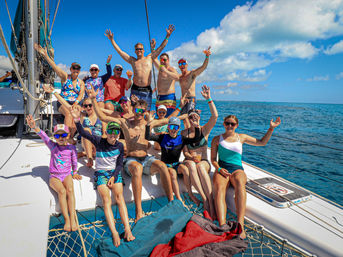 Cancun Sailing Catamaran with Snorkeling, Snacks & Open Bar image 16