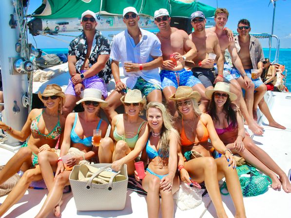 Cancun Sailing Catamaran with Snorkeling, Snacks & Open Bar image 18