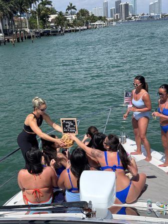 Last Splash Before the Ring: BYOB Bachelorette Party on 50ft Sport Cruiser Yacht image 19