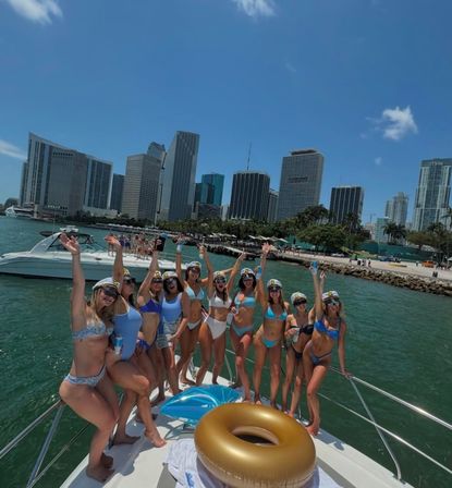 Last Splash Before the Ring: BYOB Bachelorette Party on 50ft Sport Cruiser Yacht image 5