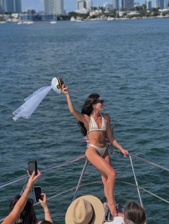 Last Splash Before the Ring: BYOB Bachelorette Party on 50ft Sport Cruiser Yacht image 13