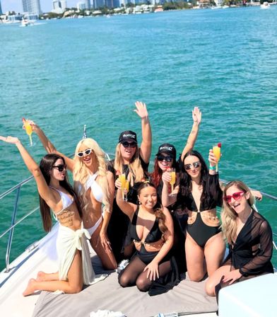 Last Splash Before the Ring: BYOB Bachelorette Party on 50ft Sport Cruiser Yacht image 16