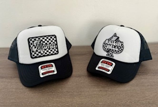 Hats Off, She's Taken: Mobile Trucker Hat Bar image 4