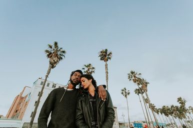 Street-Style Photoshoot on Palm Tree-Lined Street image 4