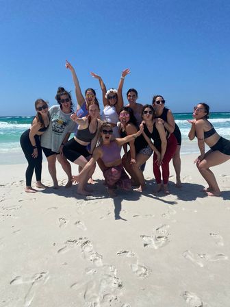 Private Yoga Class with Custom Playlists, Mimosa Add-Ons, and Cold Lavender Eye Towels image 19