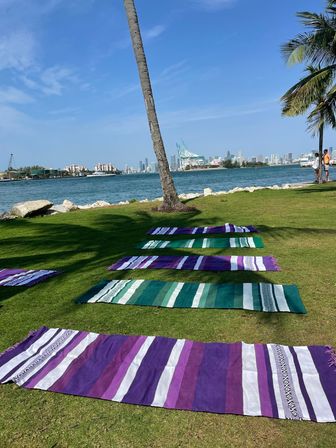 Private Yoga Class with Custom Playlists, Mimosa Add-Ons, and Cold Lavender Eye Towels image 26