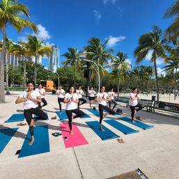 Private Yoga Class with Custom Playlists, Mimosa Add-Ons, and Cold Lavender Eye Towels image 23