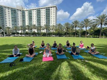 Private Yoga Class with Custom Playlists, Mimosa Add-Ons, and Cold Lavender Eye Towels image 33