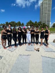 Private Yoga Class with Custom Playlists, Mimosa Add-Ons, and Cold Lavender Eye Towels image 27