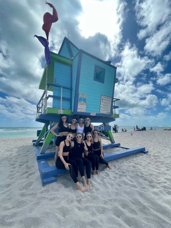 Private Yoga Class with Custom Playlists, Mimosa Add-Ons, and Cold Lavender Eye Towels image 21