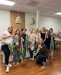 Make Your Own Macrame Plant Hanger Class image