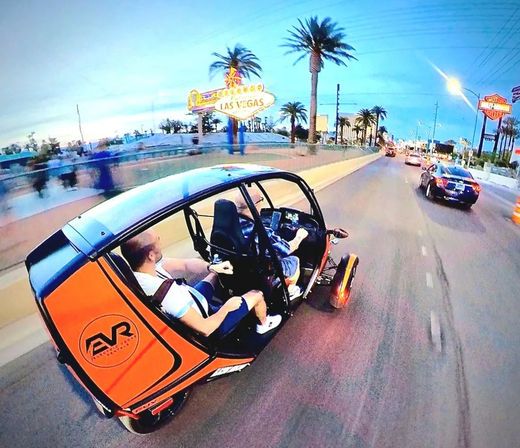 Vegas Strip Self-Drive Tour in Electric EVR Car: Explore Vegas Landmarks in Style image 5