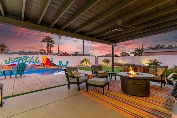 The El Dorado: Scottsdale Escape with Pool, Hot Tub, Fire Pit + Outdoor Games image 25