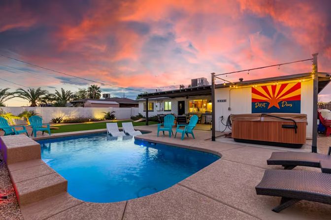 The El Dorado: Scottsdale Escape with Pool, Hot Tub, Fire Pit + Outdoor Games image 1